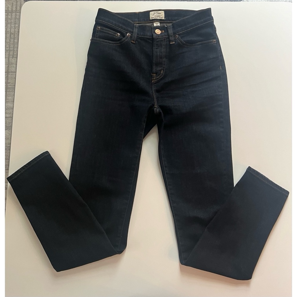 Jcrew high rise skinny jeans